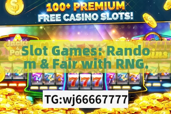 Slot Games: Random & Fair with RNG.