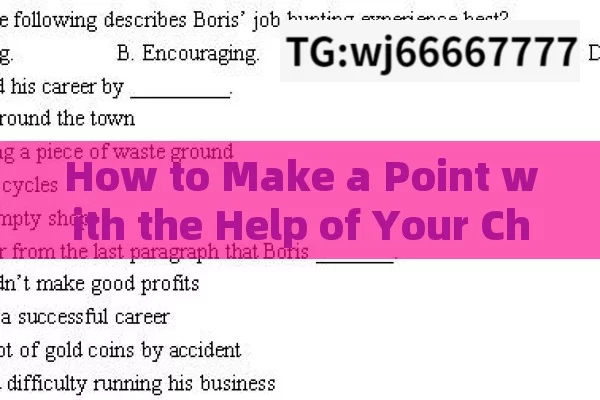 How to Make a Point with the Help of Your Child?